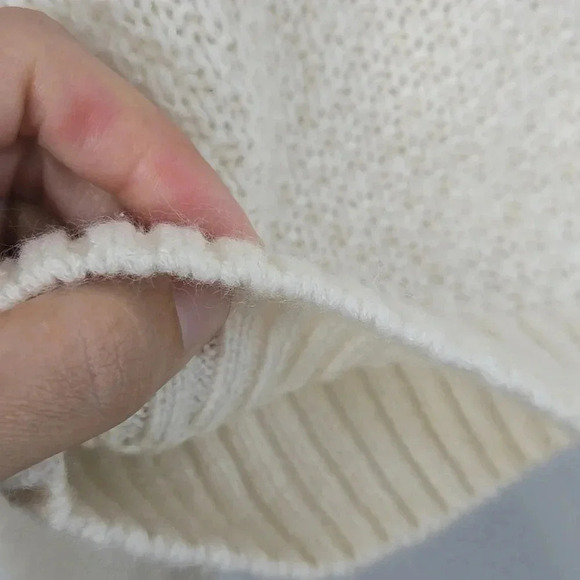 Wild Fable Floral Knit Cropped Balloon Sleeve Sweater - Picture 9 of 10